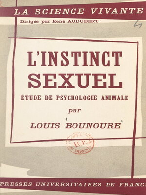 cover image of L'instinct sexuel